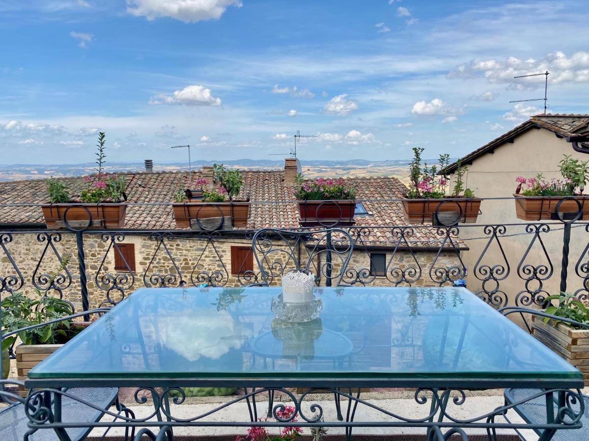 Panoramic Nest In Montalcino Villa Luaran gambar